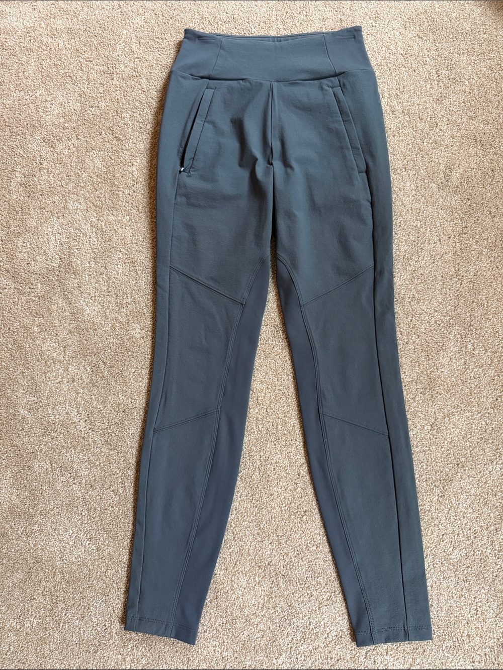 Athleta Slate Gray High-Rise Performance Leggings